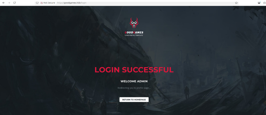 Login exitoso