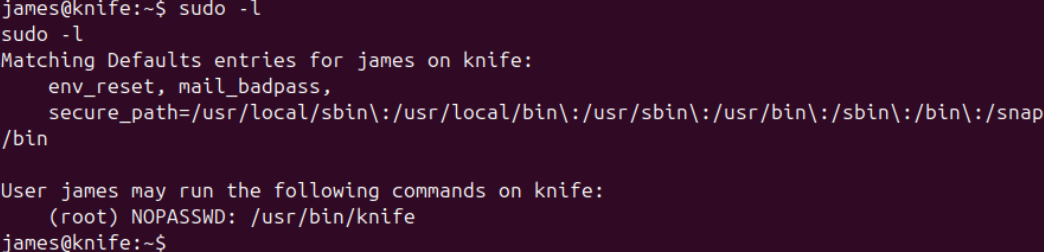 Sudo Knife